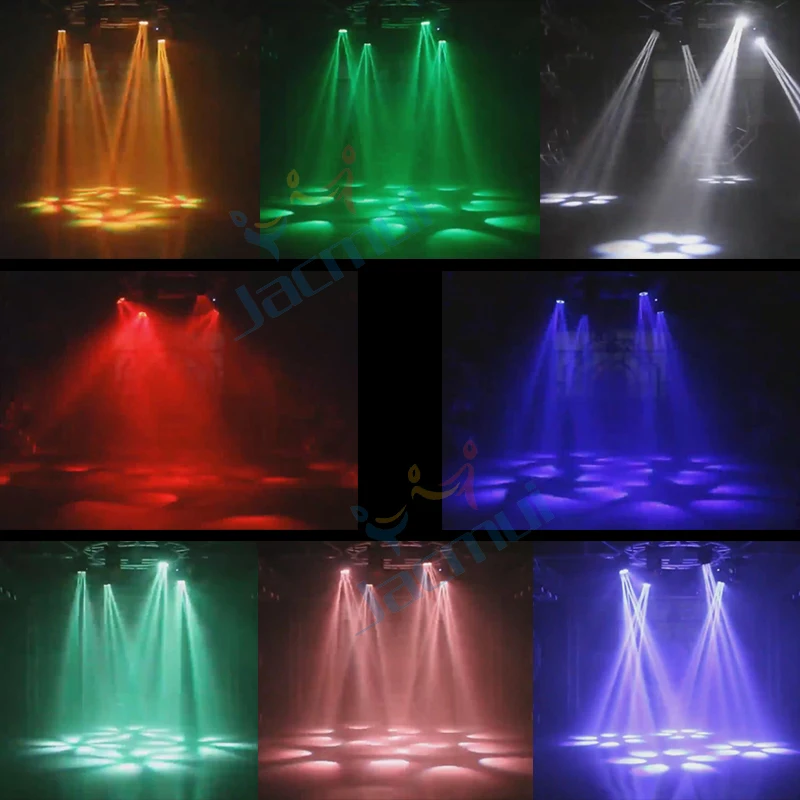 4 шт./лот 6*10 Вт RGBW 4в1 Led маленький пчелиный луч для мытья глаз движущиеся фары