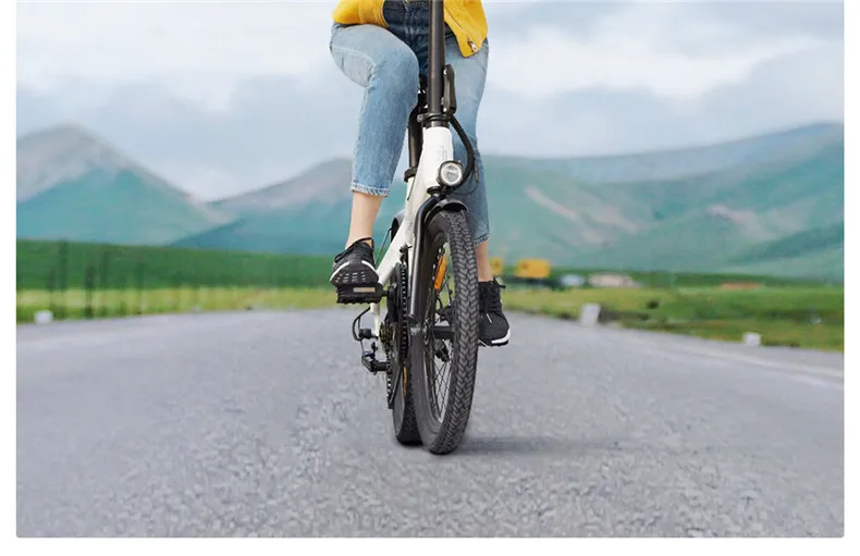 Xiao MI himo 20 дюймов электрический велосипед 36v10ah 250 Вт DC двигатель городской ebike легкий Электрический вспомогательный велосипед Pas Диапазон 80 км