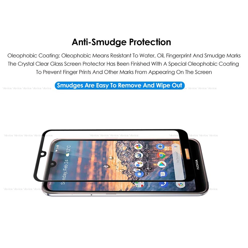 Стекло 9H для Nokia 4 2 3 5 1 7 8 Plus Защита экрана 9 X5 X6 6 2018 защитное закаленное