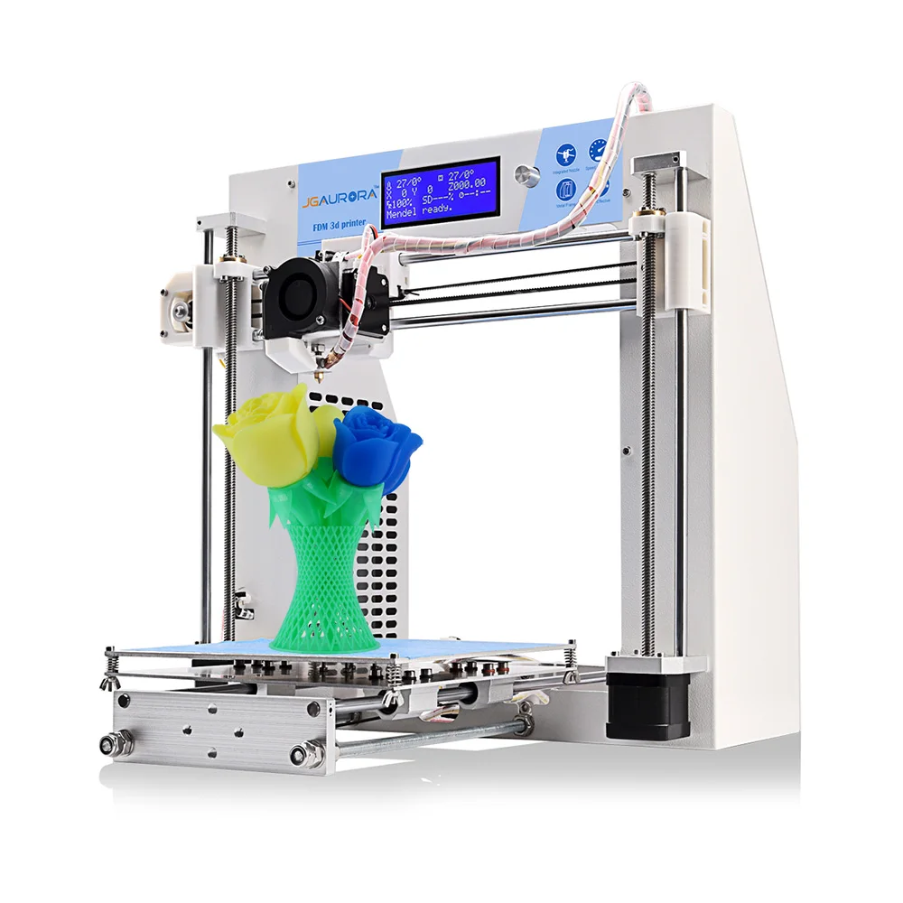 {Корабль из Европы} JGAURORA A3 3d комплект принтеров diy prusa i3 Высокая точность Стабильная 3d печать металлический корпус прочный
