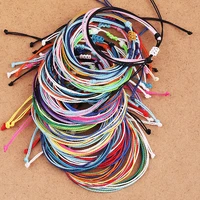 2019 20pcs waterproof wax rope hand ropes gift for women men young fashion beach bohemia simple bracelets