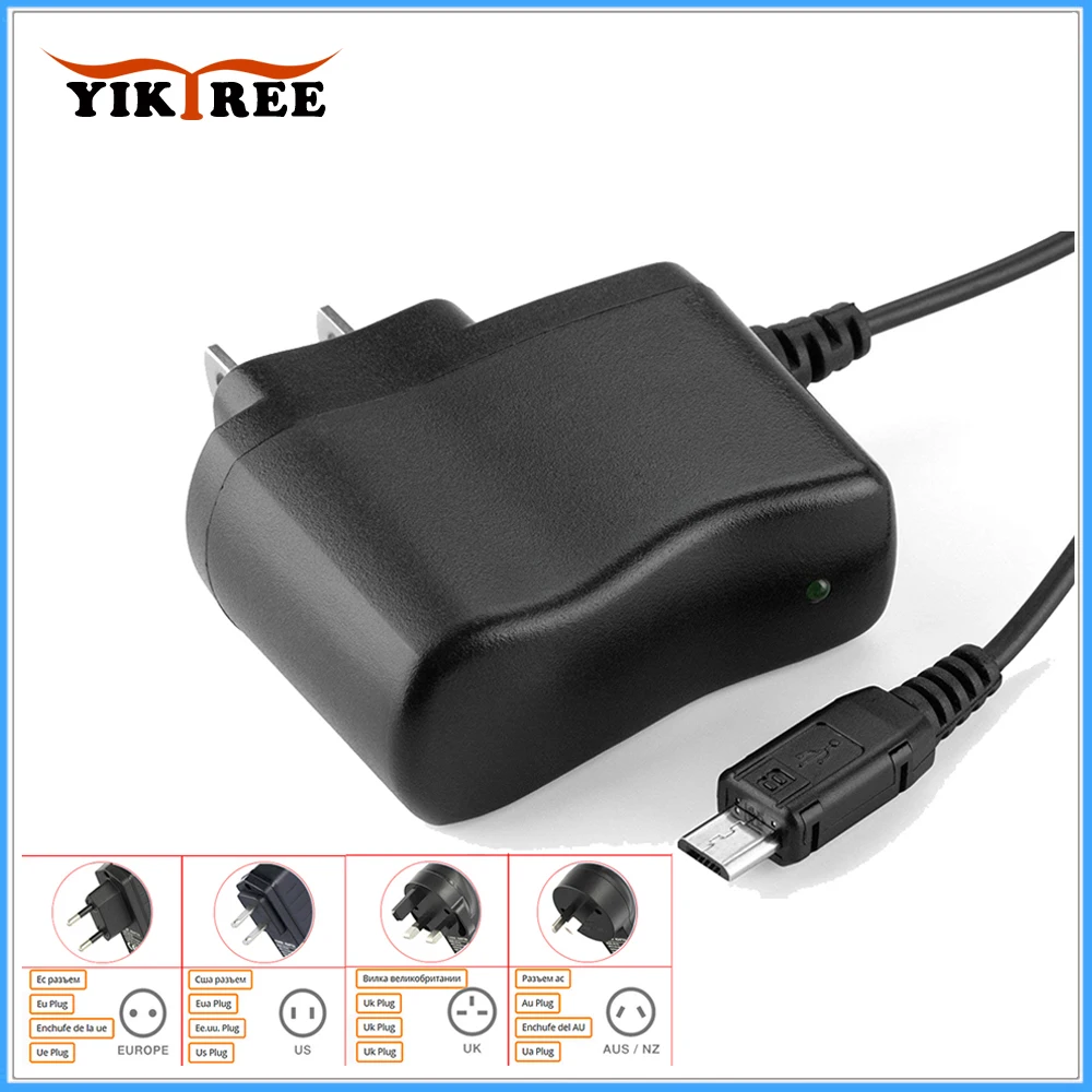 Yiktree оригинальный 5 в 2 а микро Usb адаптер питания переменного/постоянного тока cctv