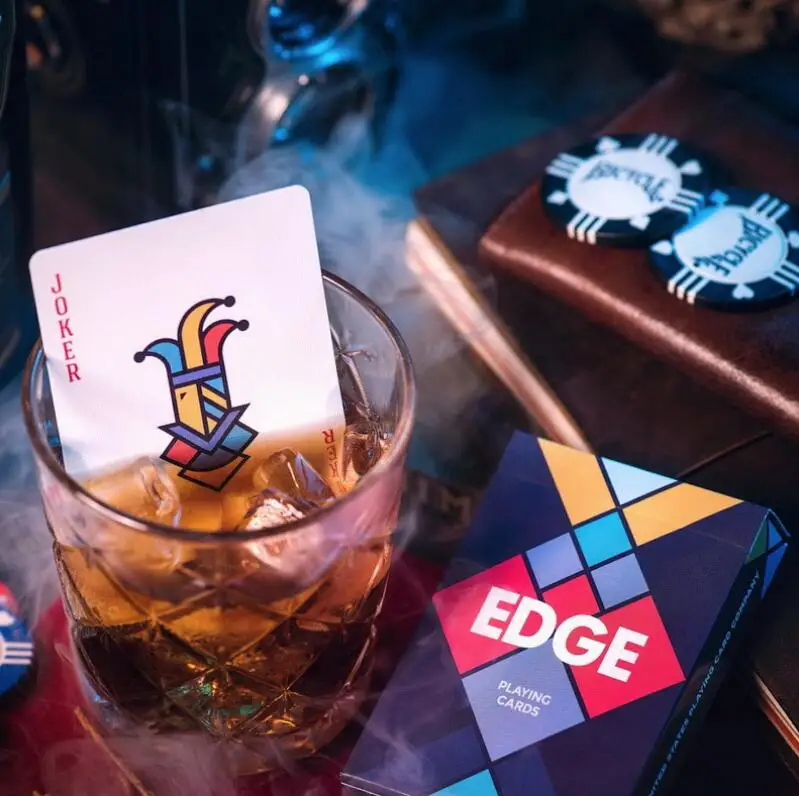 1 колода край USPCC карточная игральные карты Волшебные трюки коллекция издание