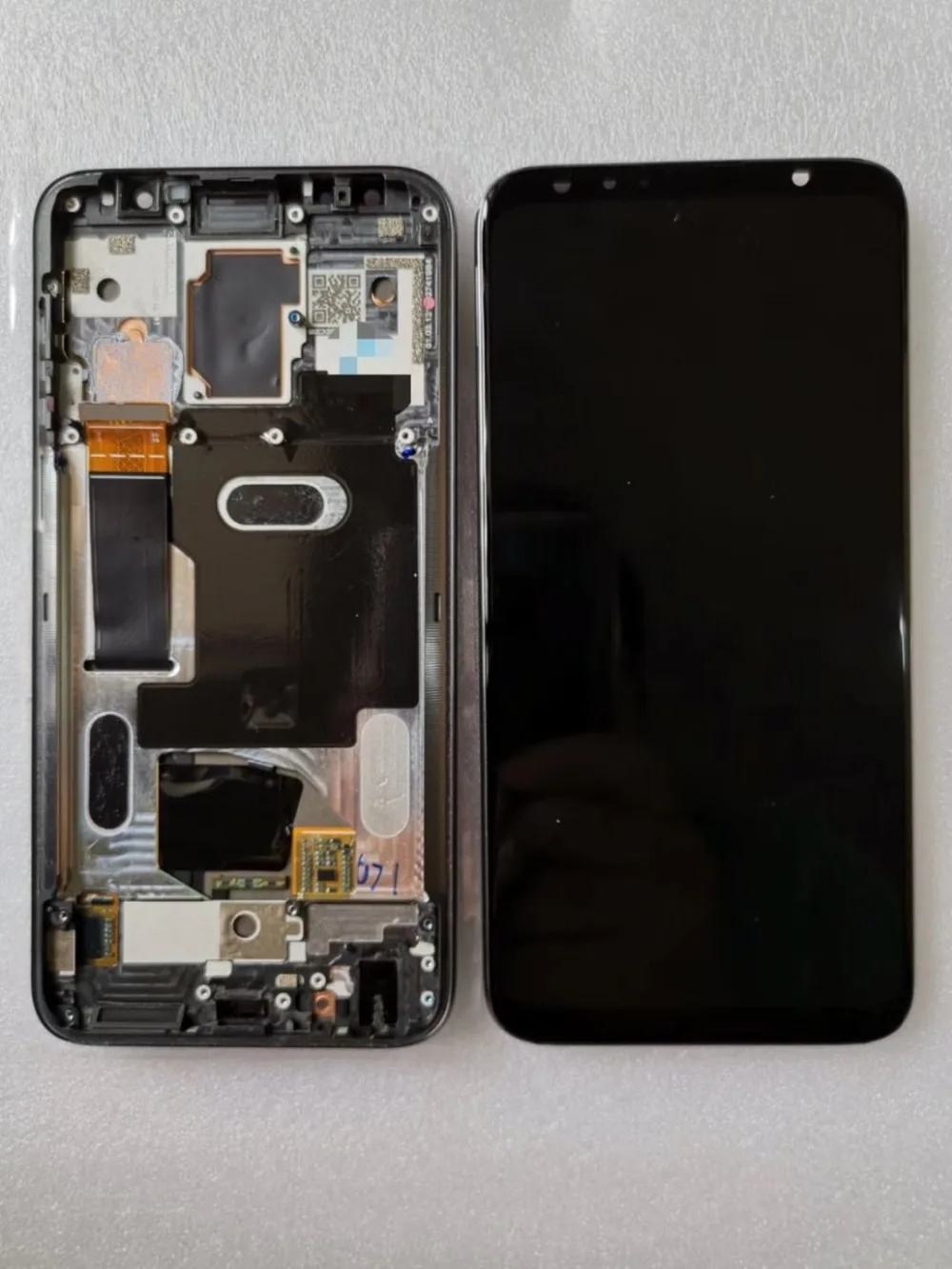 6," Meizu 16 16th M882Q Super AMOLED ЖК-дисплей+ сенсорная панель дигитайзер для Meizu 16 M882H ЖК-рамка