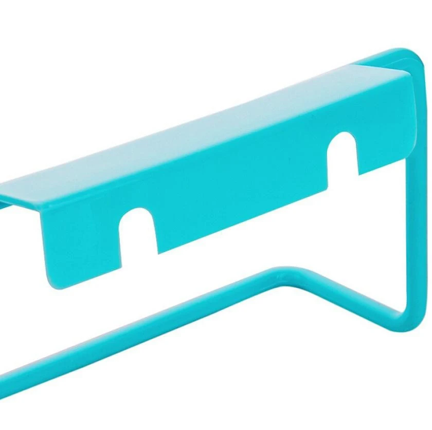 Kitchen Towel Hanging Rack Holder Rail Organizer Free Nail Door Back Bathroom Cabinet Cupboard Hanger | Дом и сад