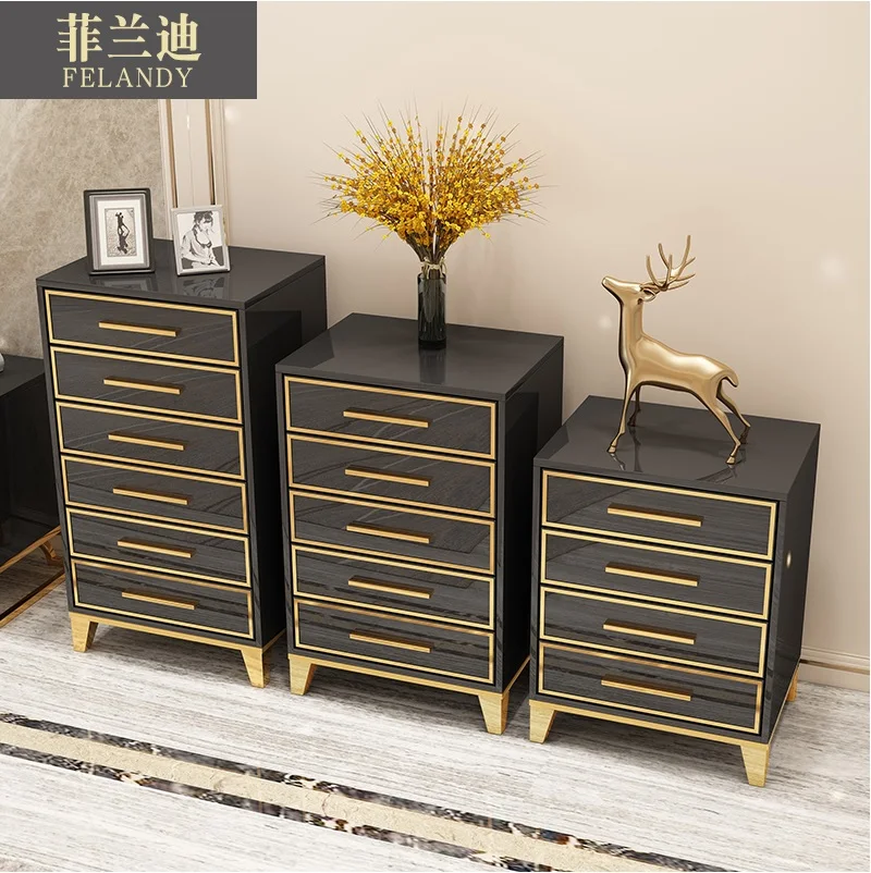 Chester ящики/позолоченные шкафы с выдвижными ящиками 3 шт. в упаковке/черные или