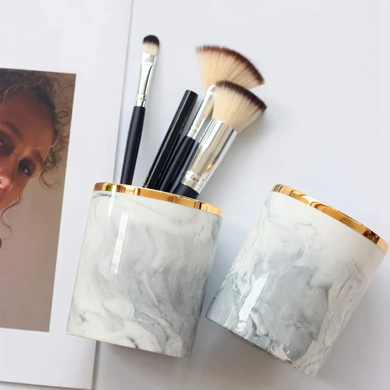 Керамический держатель кистей для макияжа комод косметический Органайзер