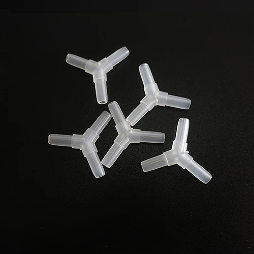 White 3way 5Pcs 2-Way-3-сторонний выход Пластик аквариума свет Воздушный трубопровод насоса трубные соединения разъемы воздушный насос аксессуары к направляющей трубе - Цвет: White 3way