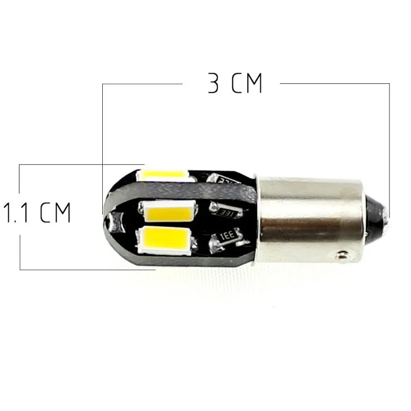 Leite 10 шт. Canbus светодиодный 8SMD 5630/5730 автомобильный светильник Ba9s аксессуары|car