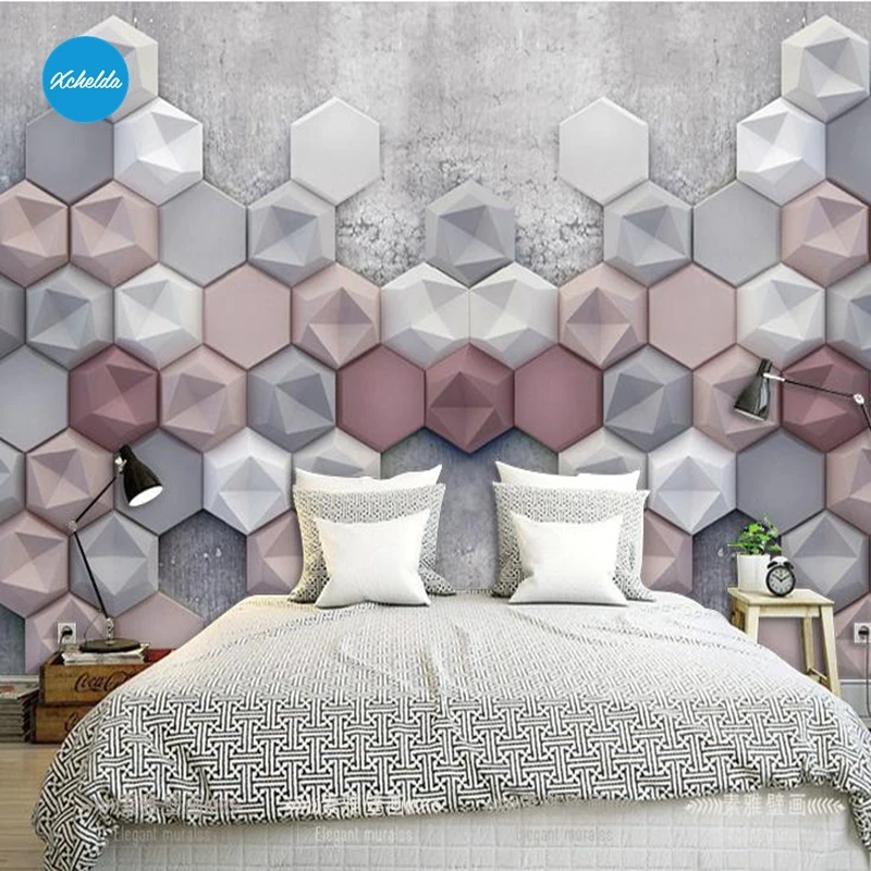 XCHELDA пользовательские современной роскоши фото стены mural 3d обои papel де Parede