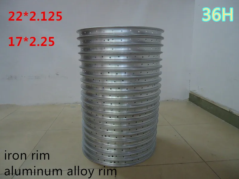 Оптовая продажа обод для электрического велосипеда 22*2 125/17*2 25 железное или