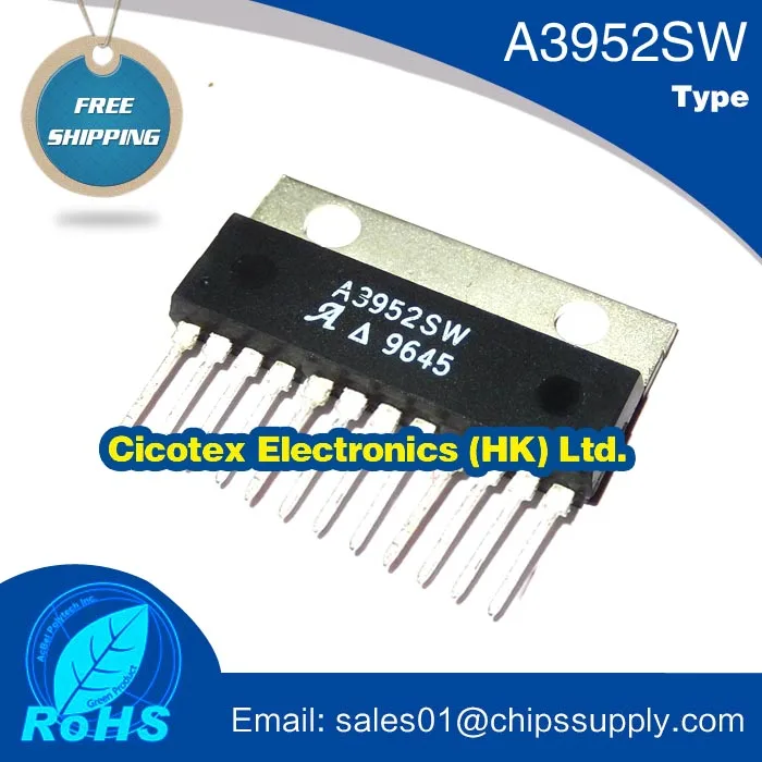 

2 шт./лот A3952SW ZIP12 3952 полный мост PWM MOTOR DRIVER