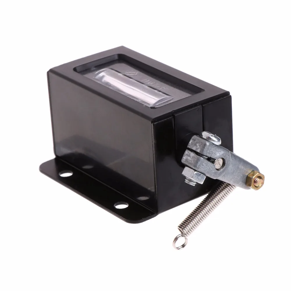 D67 F 5 цифр механический счетчик хода тяги черный корпус перестраиваемые цифровые