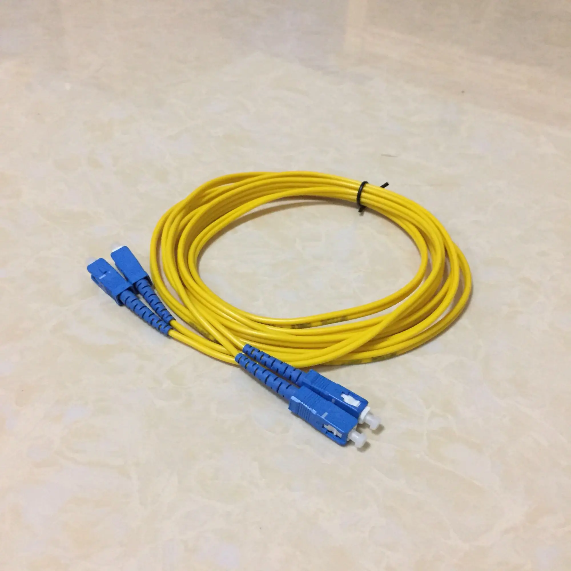 3 м 9/125 SM Дуплексный LC/UPC К SC/UPC фотоволоконно-оптический соединительный шнур