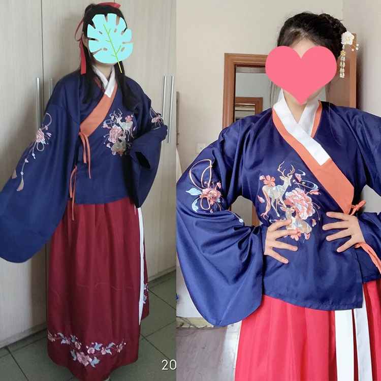 Вышивка Hanfu для женщин певцов традиционная сценическая одежда народное платье карнавальный наряд взрослой династии Мин косплей одежда DC1854