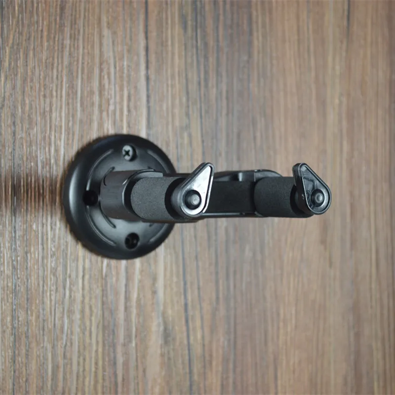 Guitar Hanger Stand Wall Mount Holder Hook for Electric Guitar Acoustic Mandolin Ukulele Black Guitar Bass Screws Accessories
