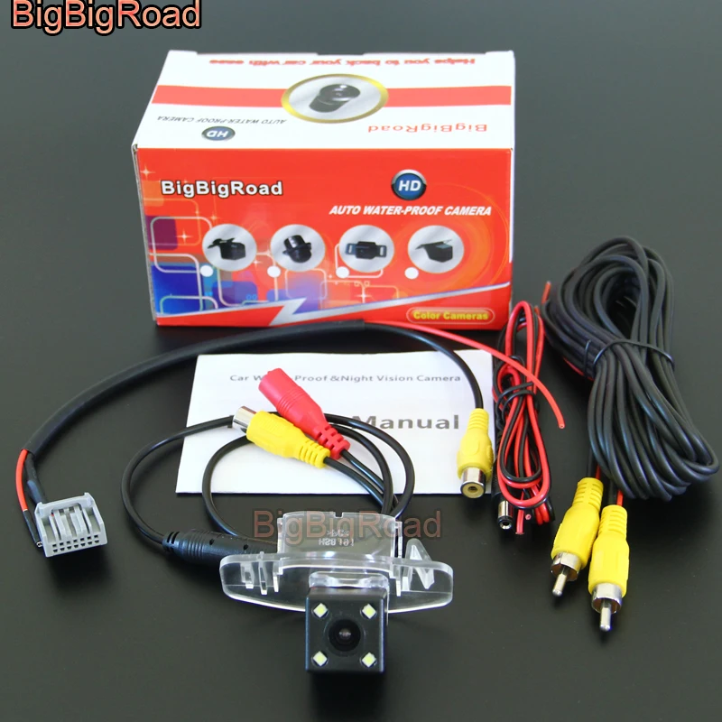 

BigBigRoad For Honda Civic / Ciimo 9th Generation 2011 2012 2013 2014 2015 Car Rear View Camera Connect To Original Screen