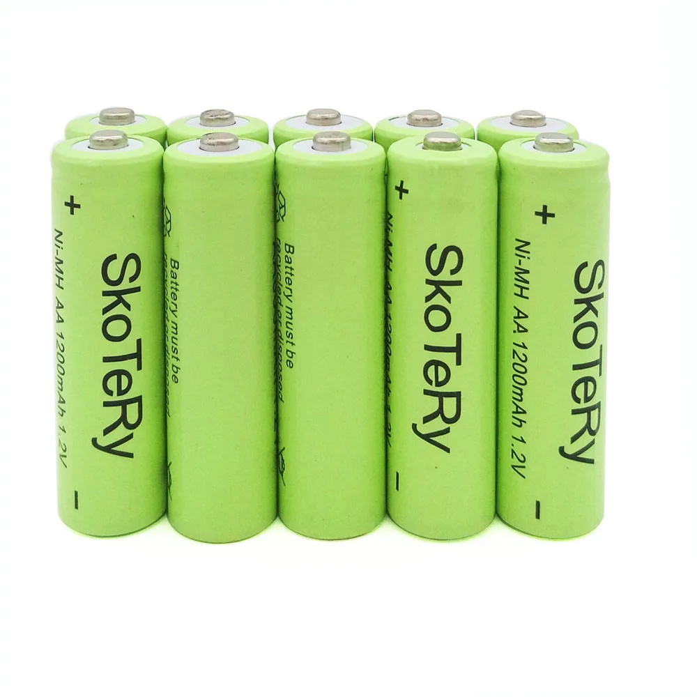 12 шт. в партии 1200 мАч новая оригинальная ni mh аккумуляторная батарея AA 1 2 V