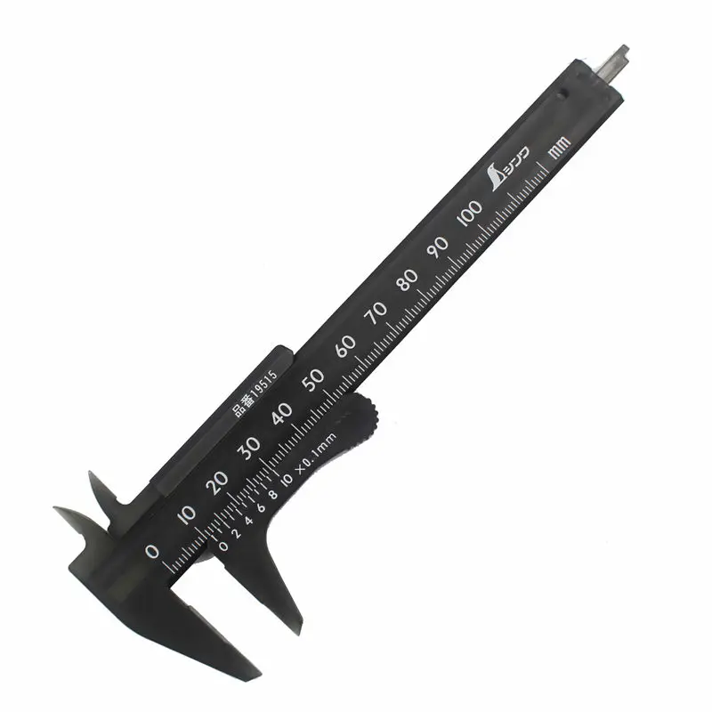 

SHINWA Portable Plastic Vernier Caliper Gauge Micrometer 70mm/100mm
