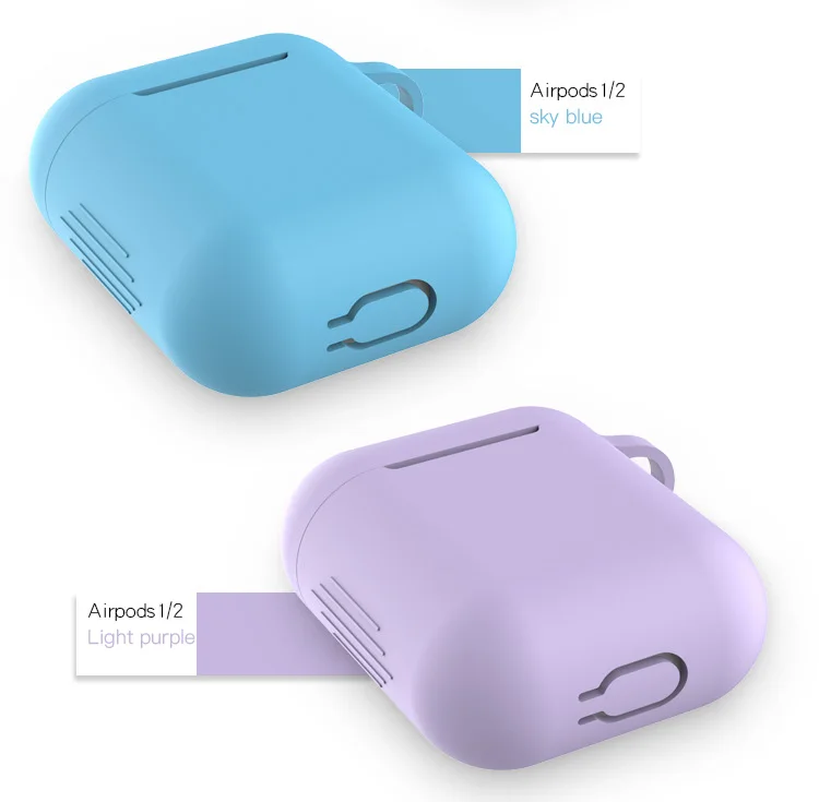 Airpods 1 крышка защитная, крышка полная защитная крышка Портативный Силиконовый чехол для Apple airpods 2 Чехол
