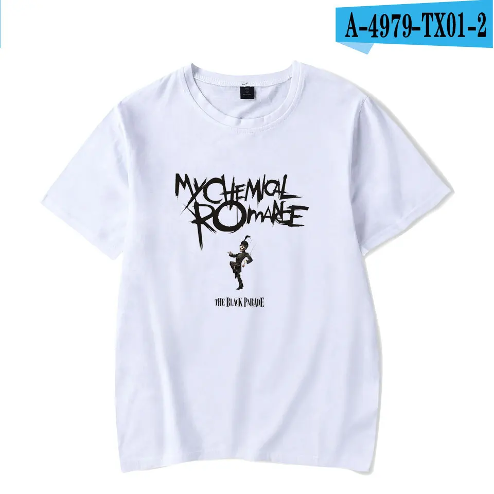 My Chemical Romance мужские рубашки черный белый цвет 2018 Новая мода Хип Хоп Футболка
