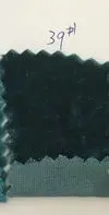 Бирюзовая серия модное велюровое платье шелковая бархатная ткань - Цвет: 39 dark blue green