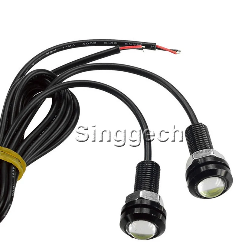 2X автомобильный светильник Орлиный глаз 18 мм 12 В сделай сам ДХО для Mercedes W211 W203 W204