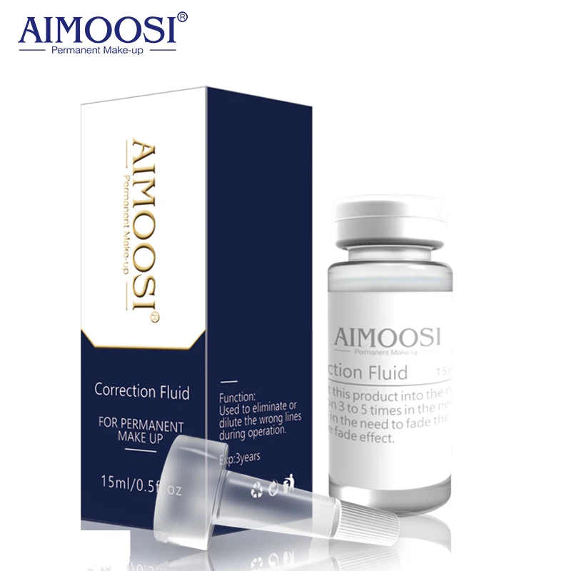 2pcs Aimoosi Correction Fluid Remove eyebrow Tattoo Permanent makeup microblading tattoo Lighten color |