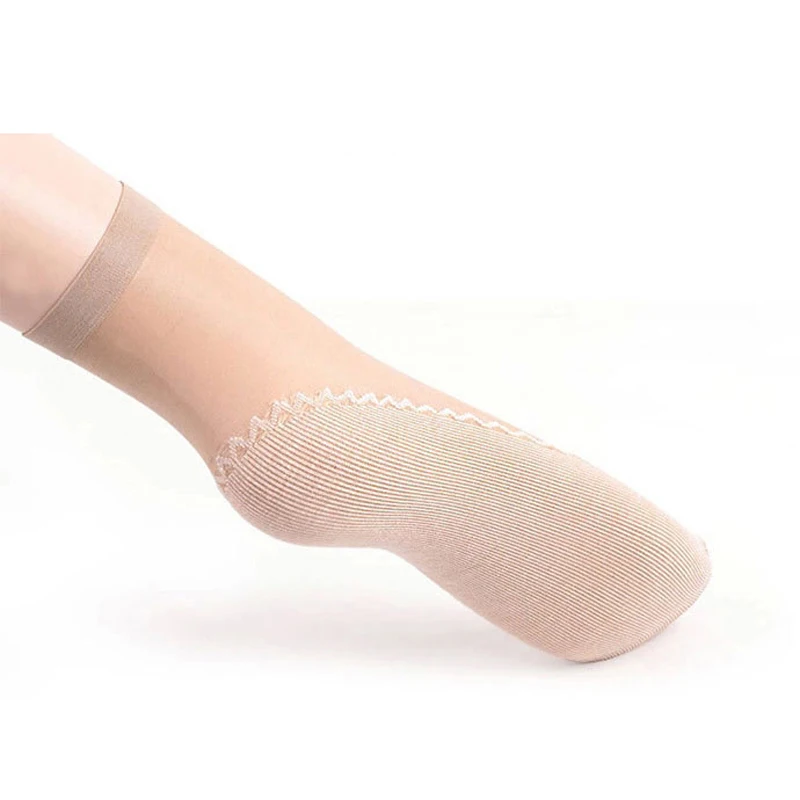 Носки женские прозрачные тонкие нейлоновые 5 пар|chausettes femme|socks women summersocks ankle |