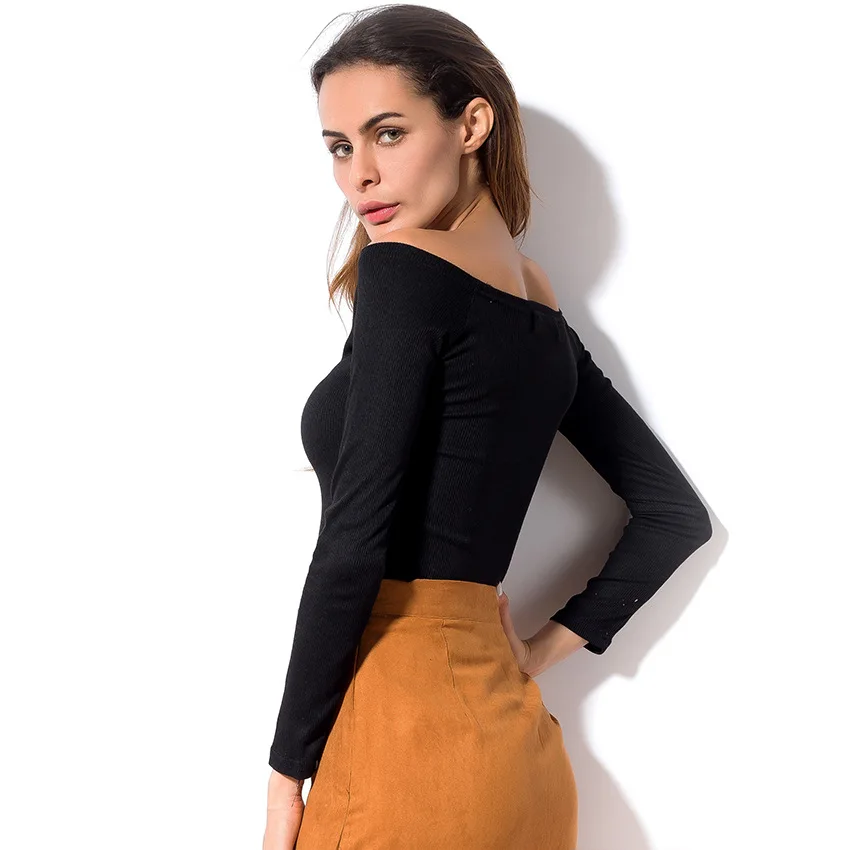 Однотонный пуловер 2019 женский черный летний свитер женская осенняя одежда с