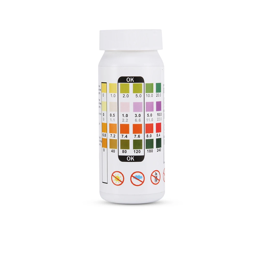 Newly 50Pcs 4 In 1 Swimming Pool Spa Test Strips Free Chlorine pH Bromine Total Alkalinity Water Tool 19ing | Спорт и развлечения