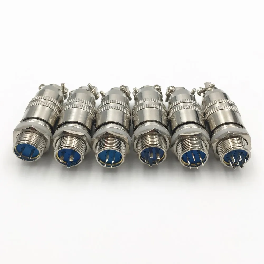 50 комплектов XS12 Авиационная вилка 12 мм 2 3 4 5 6 7 Pin Push pull воздушная квадратная