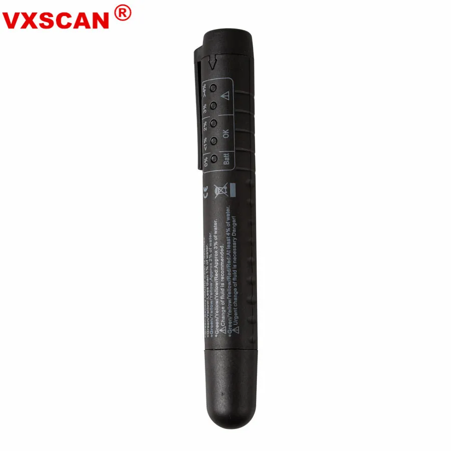 Vxscan Тормозная жидкость тестер 5 светодиоидное для автомобиля Авто Автомобильный испытательный инструмент для DOT3/DOT4 Лидер продаж 10 шт./лот