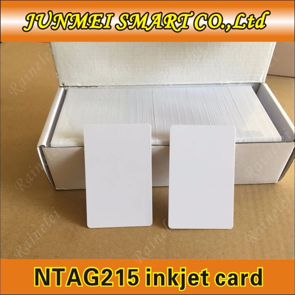 50 шт./лот nfc 215 карта для печати струйным принтером карты принтера Espon Canon|ntag 215|card