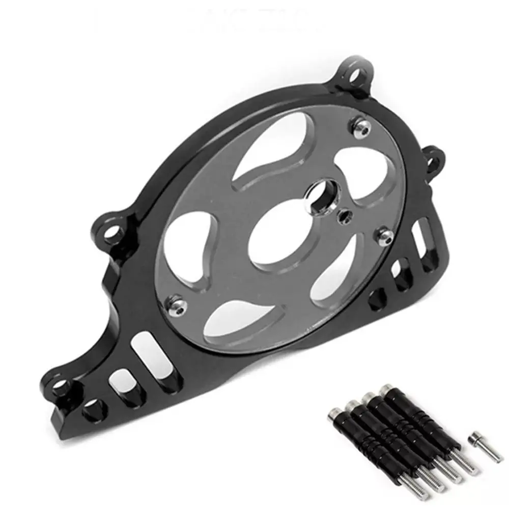 Black Для KAWASAKI Z1000 Z 1000 2010- Moto передняя Звездочка левая БОКОВАЯ цепь Защитная крышка защита двигателя аксессуары для мотоциклов - Цвет: Black