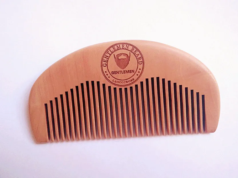 Карманная Расческа для бороды LAOCCCROSS из натурального дерева оптовая продажа