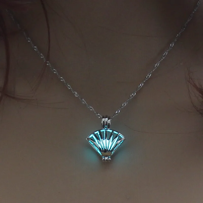 Ожерелье с жемчужной клеткой подвеска медальон диффузора эфирных масел для