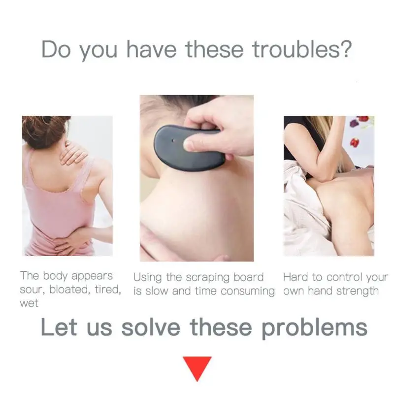 Электрический очищающий массажер скребок тела Расслабляющий массаж терапия