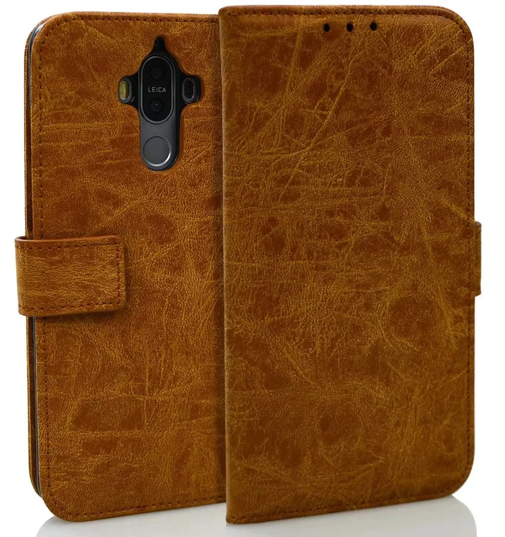 Роскошный флип кошелек чехол для телефона из искусственной кожи huawei P8 Lite 2017 P9 P10