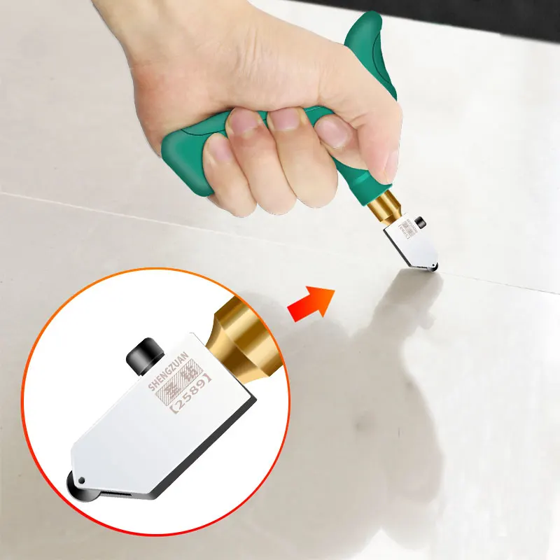 Ceramic Tile and Glass Cutter Tool with Knife Wheel and Thickness Adjustment image 4
