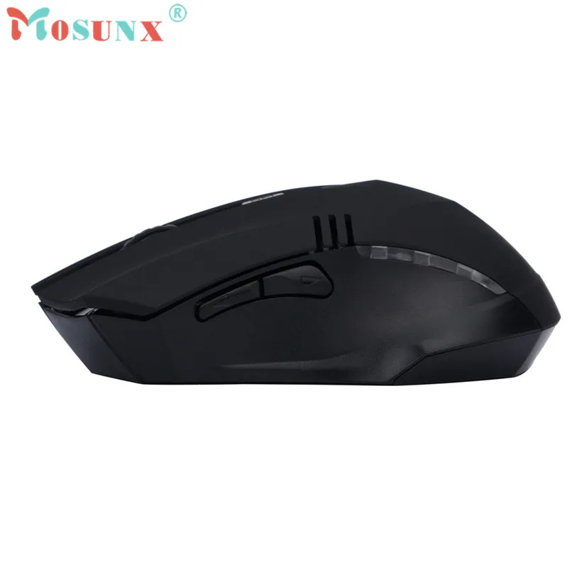 Mosunx Современная игровая мышь 2 4G 2000DPI оптическая USB беспроводная мыши для ноутбука