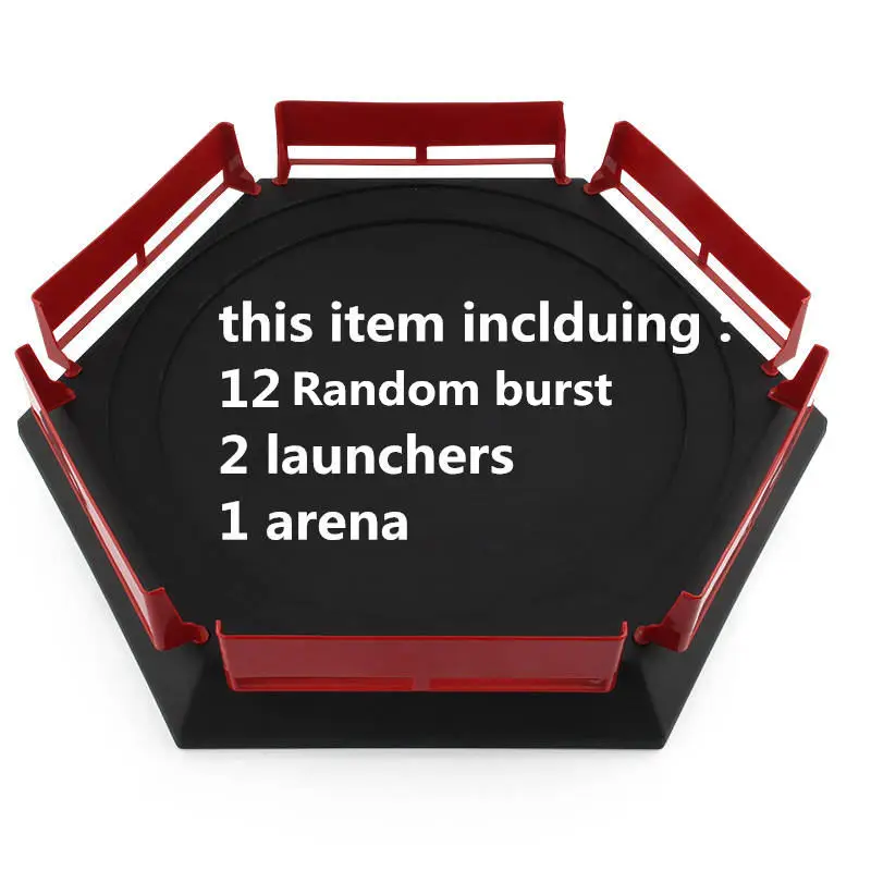 12pcs Random burst Все модели пусковых устройств Beyblade Burst игрушки со стартером и ареной Bayblade Металл fusion Бог волчок Bey Blade лезвия игрушки - Цвет: 12pcs Random burst