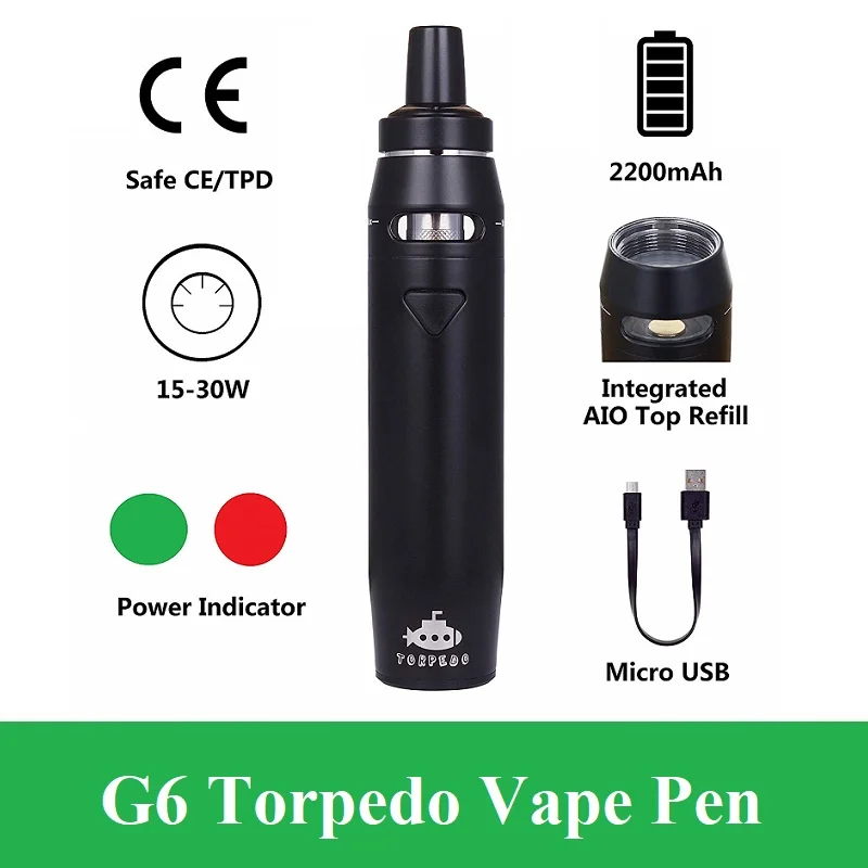 Benecig электронная сигарета Vape ручка комплект для стартера вейпер 2200 мАч батарея с 2