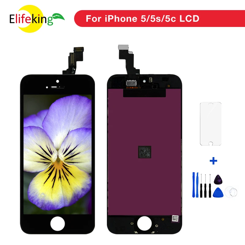 ЖК экран для Apple iphone 5 20 шт./лот сменный кодирующий преобразователь сенсорного