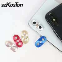 metal rear lens protective ring for iphone x camera lens case cover ring plating aluminum protector camera guard for iphone x