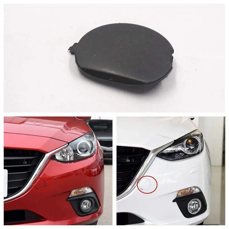 Cafoucs автомобильный передний бампер крюк Буксировочный чехол для Mazda 3 Axela буксировочная крышка BKC350A11F