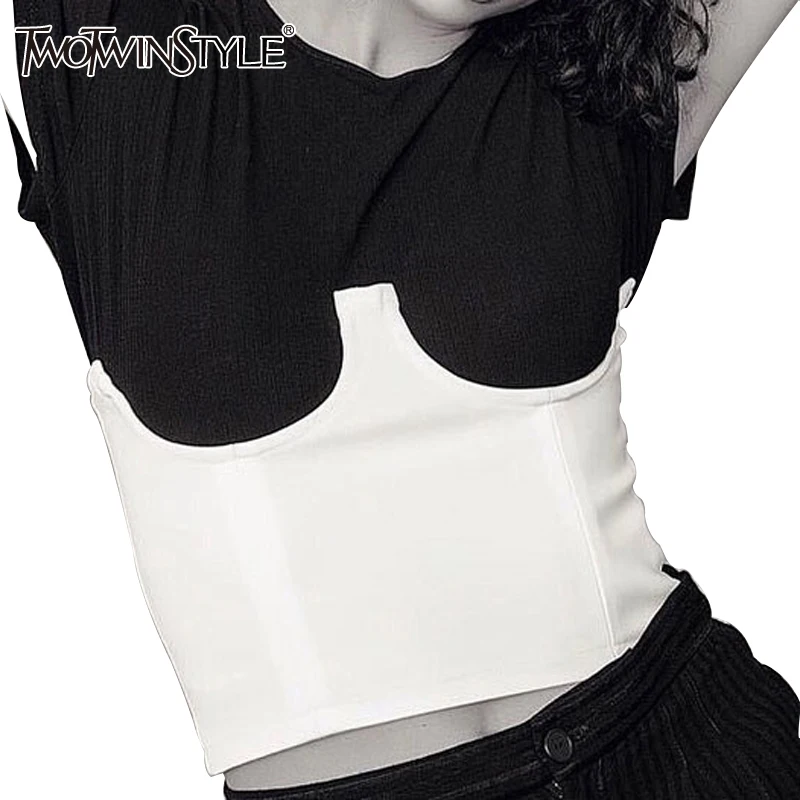 Twotwinstyle корсет для Для женщин стимпанк Костюмы Бюстье лиф сексуальный женский