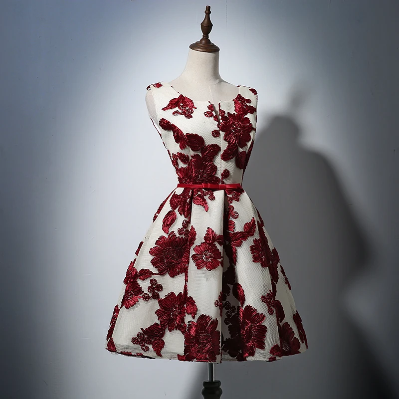 Модные Коктейльные Вечерние платья короткое Кружевное мини-платье 2017 | Свадьбы и