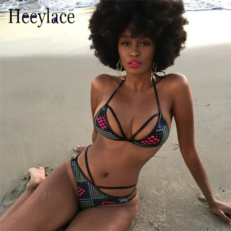 Лидер продаж Лето для пляжа купания костюмы из двух предметов Для женщин с лямкой