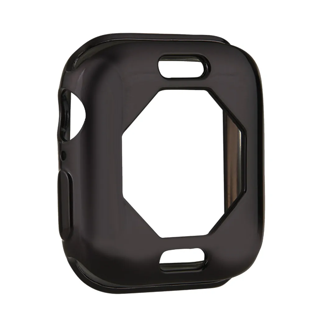 Чехол s для Apple Watch, мягкий силиконовый бампер, чехол для часов iwatch серии 4, защита рамы 44 мм, 40 мм, размер, анти-шок